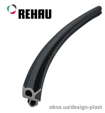 Уплотнительная резина стеклопакета REHAU Рехау EPDM черная (Оригинал)